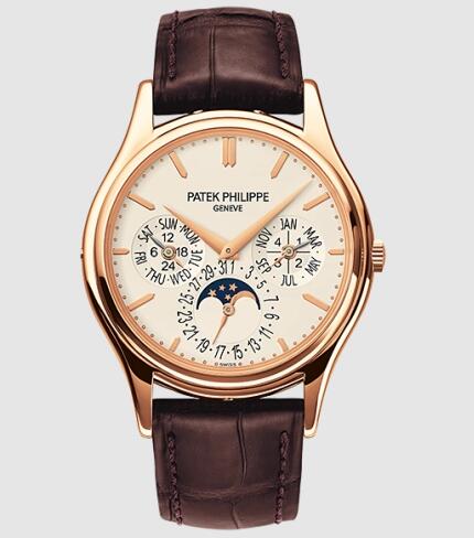 Best replica Patek Philippe Grand Complications Perpetual Calendar 5140 Rose Gold Brown watch 5140R-011
